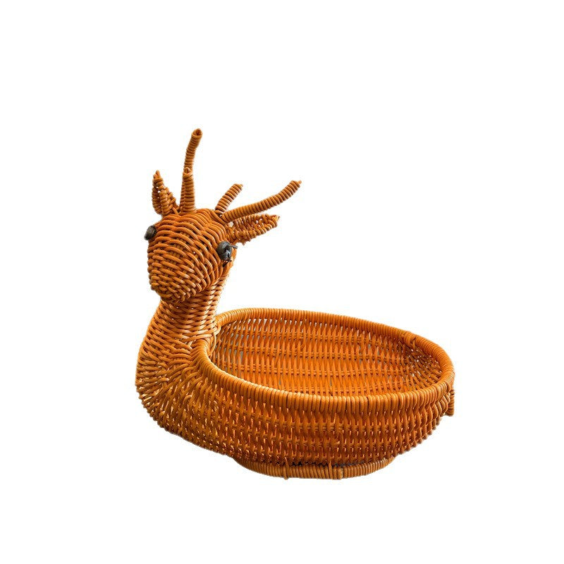Animal Design Woven Basket – product image 2