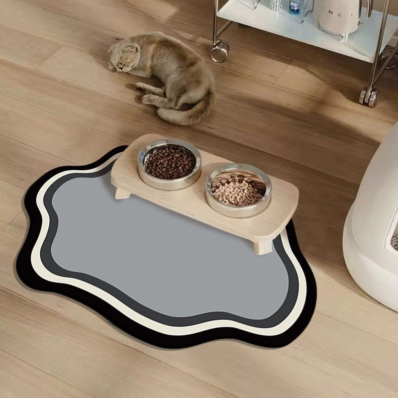 Waterproof Pet Feeding Mat with Non-Slip Base - product view 4