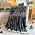 Soft Ribbed Plush Throw Blanket – product image 7