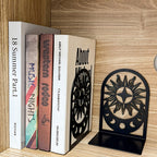 Sun and Moon Metal Bookends – product image 1