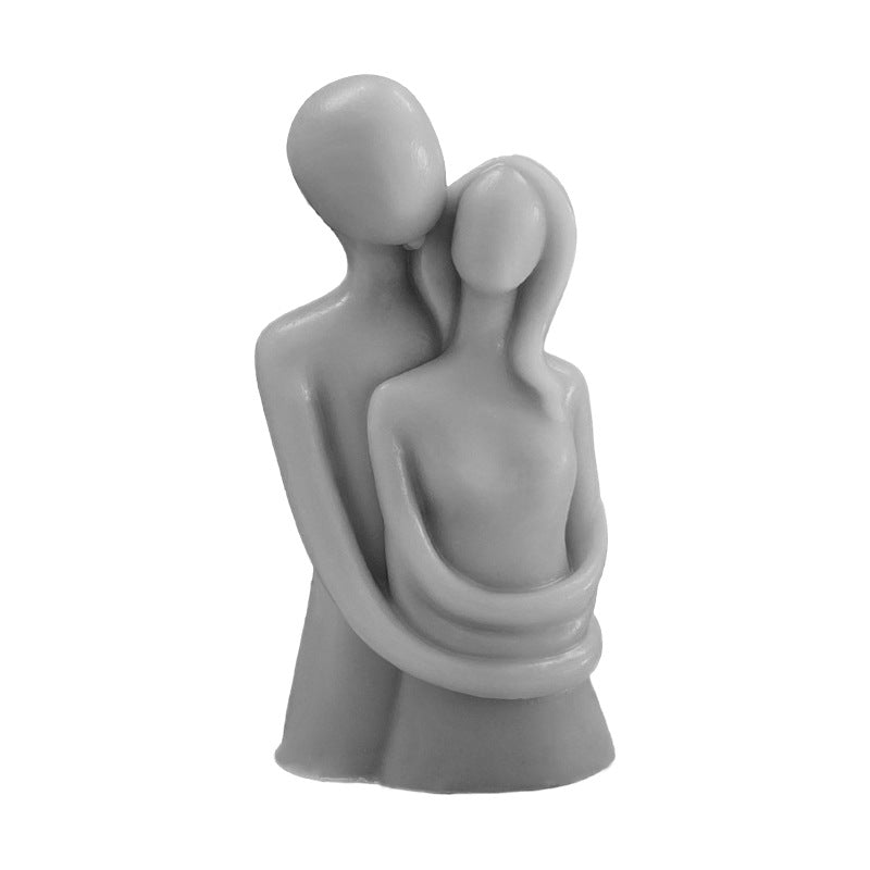 Romantic Couple Sculpture for Shelf and Table Decor, 11.5 cm - product view 1