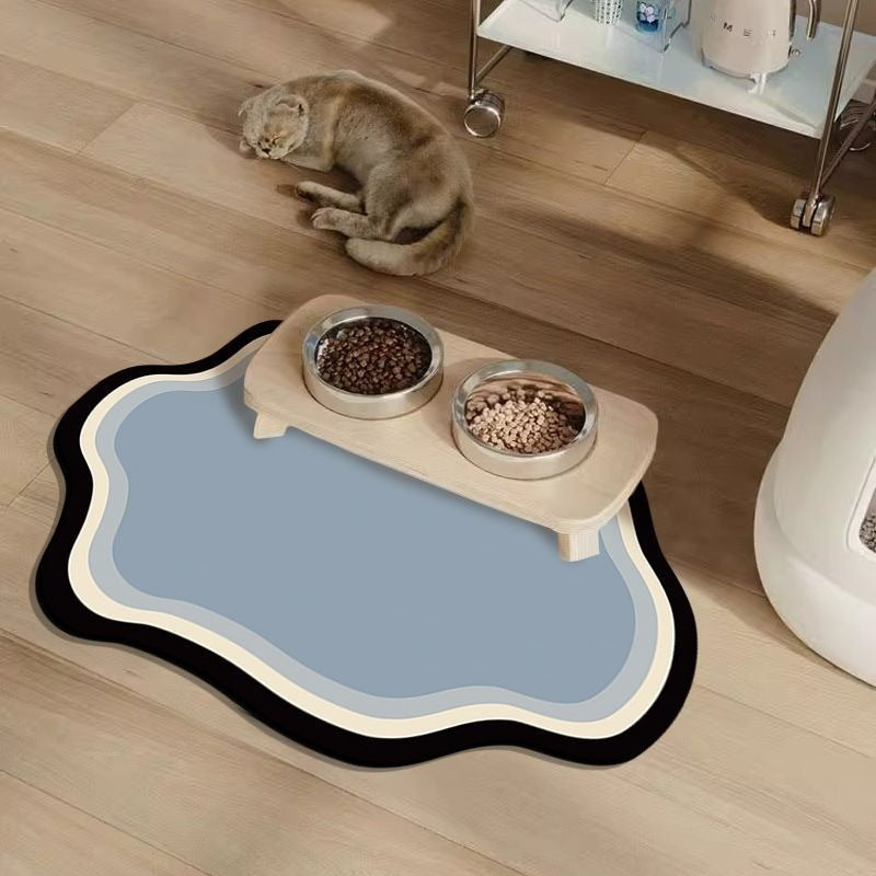 Waterproof Pet Feeding Mat with Non-Slip Base - product view 1