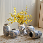 Floral Pattern Ceramic Vase, 25 cm – product image 8