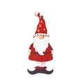Wooden Santa Gnome Hanging Christmas Decoration, 15 cm - product view 1