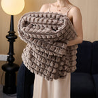 Chunky Textured Plush Throw Blanket – product image 4