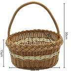 Handled Woven Storage Basket – product image 7