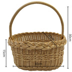 Handled Woven Storage Basket – product image 10