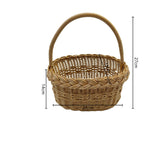 Handled Woven Storage Basket – product image 5