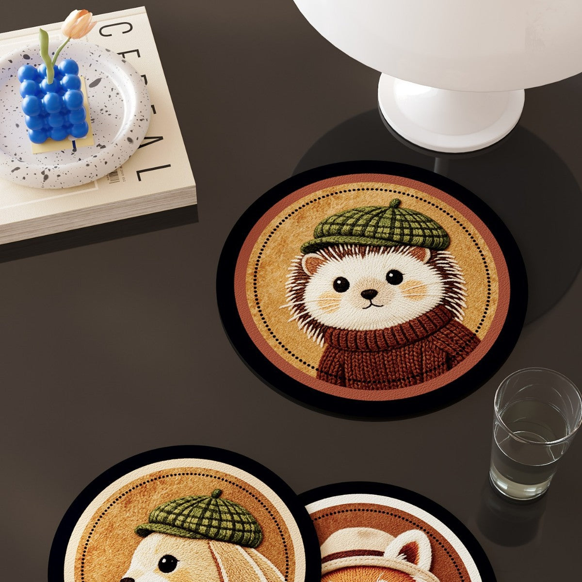 Animal Portrait Decorative Drink Mats – product image 9