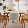 Patterned Fringe Table Runner – product image 1