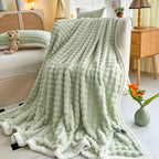 Soft Ribbed Plush Throw Blanket – product image 21