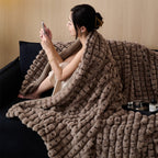 Chunky Textured Plush Throw Blanket – product image 1