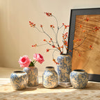 Floral Pattern Ceramic Vase, 25 cm – product image 7