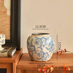 Floral Pattern Ceramic Vase, 25 cm – product image 2