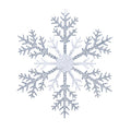 3D Snowflake Hanging Christmas Decoration, 21 cm - product view 1