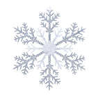 3D Snowflake Hanging Christmas Decoration, 21 cm - product view 1