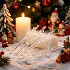 Frosted Icicle Christmas Ornament Set, 15 cm - product view 4