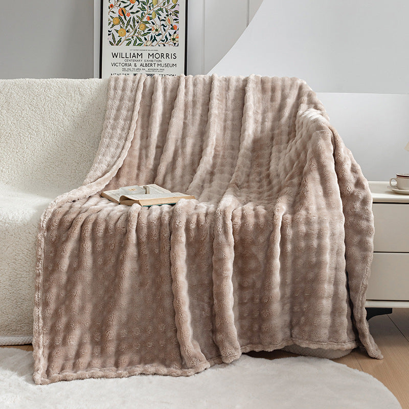 Soft Ribbed Plush Throw Blanket – product image 13