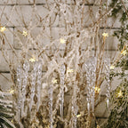Clear Plastic Christmas Tree Icicle Ornaments, Set of 12 - product view 5