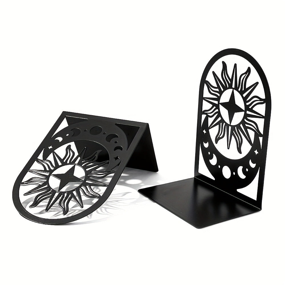 Sun and Moon Metal Bookends – product image 5