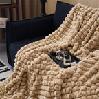 Chunky Textured Plush Throw Blanket – product image 8
