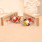 Wooden Christmas Advent Countdown Calendar, Santa or Gnome - product view 4