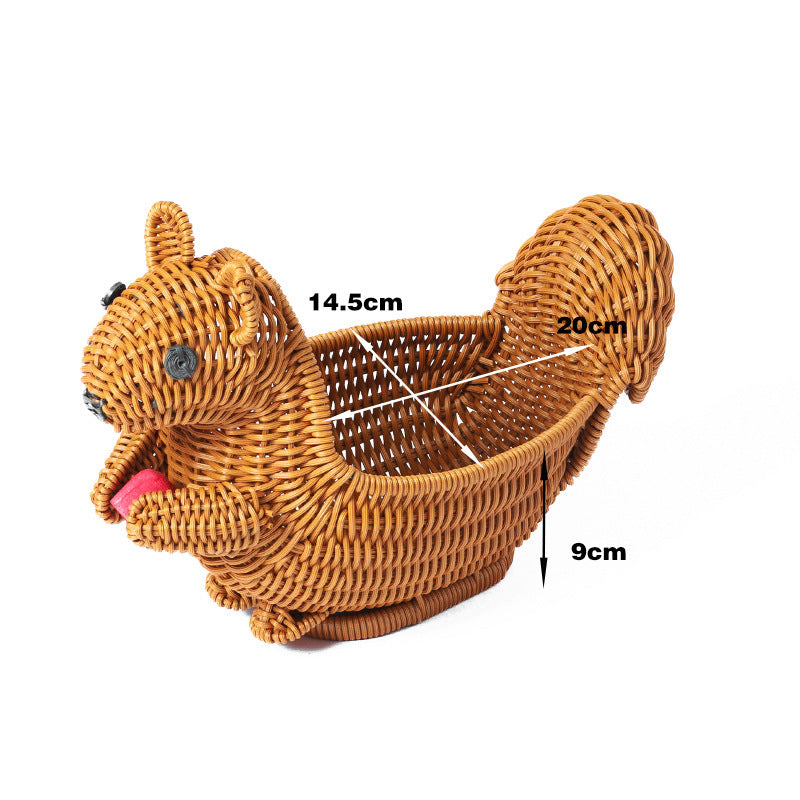 Animal Design Woven Basket – product image 7