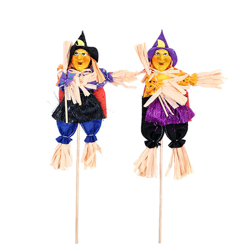 Witch Doll Halloween Decoration with Pointed Hat, 47 cm - product view 6