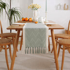 Patterned Fringe Table Runner – product image 4