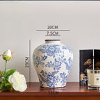 Floral Pattern Ceramic Vase, 25 cm – product image 3