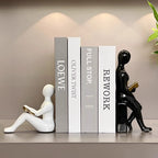 Seated Reading Figure Ornament – product image 3