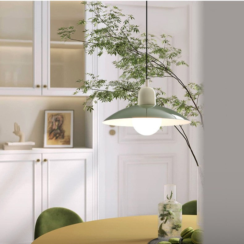 Two-Tone Metal Pendant Light, 32 cm Shade - view 8
