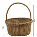 Handled Woven Storage Basket – product image 6