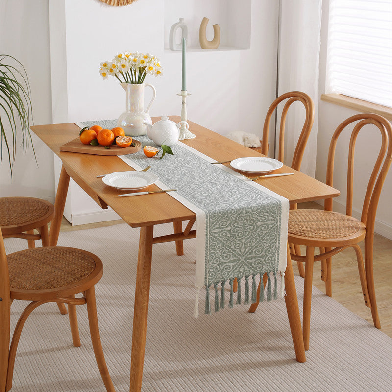 Patterned Fringe Table Runner – product image 5
