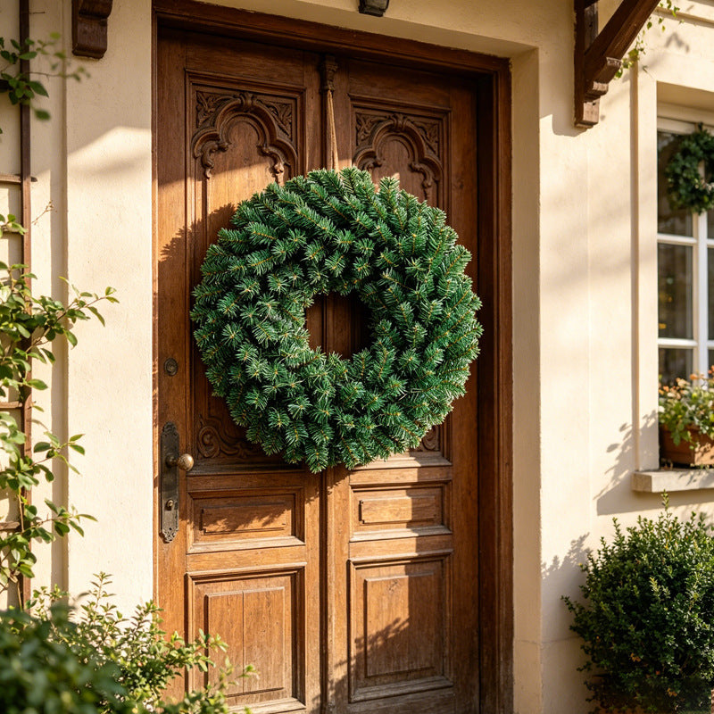 Artificial Pine Wreath for Seasonal Home Decor, 30 cm - product view 4