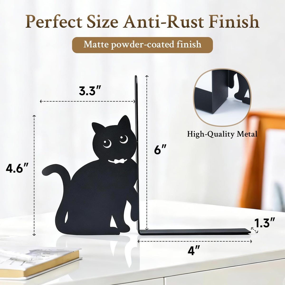 Decorative Animal Silhouette Bookends – product image 6