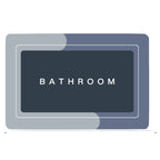 Soft Absorbent Bathroom Mat with Non-Slip Backing - product view 3