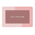 Soft Absorbent Bathroom Mat with Non-Slip Backing - product view 1