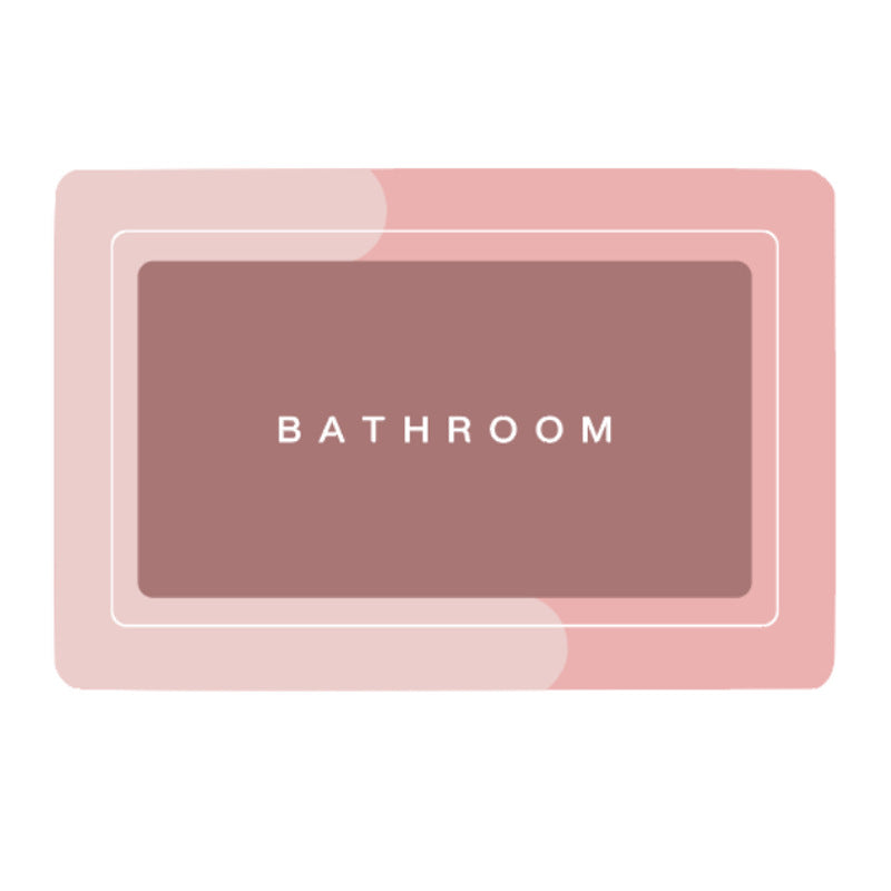 Soft Absorbent Bathroom Mat with Non-Slip Backing - product view 1
