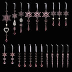 Crystal Snowflake Hanging Christmas Ornaments - product view 6