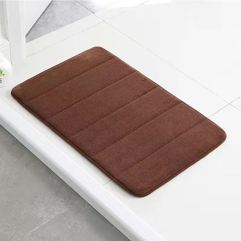 Plush Memory Foam Bathroom Mat with Non-Slip Backing - product view 1