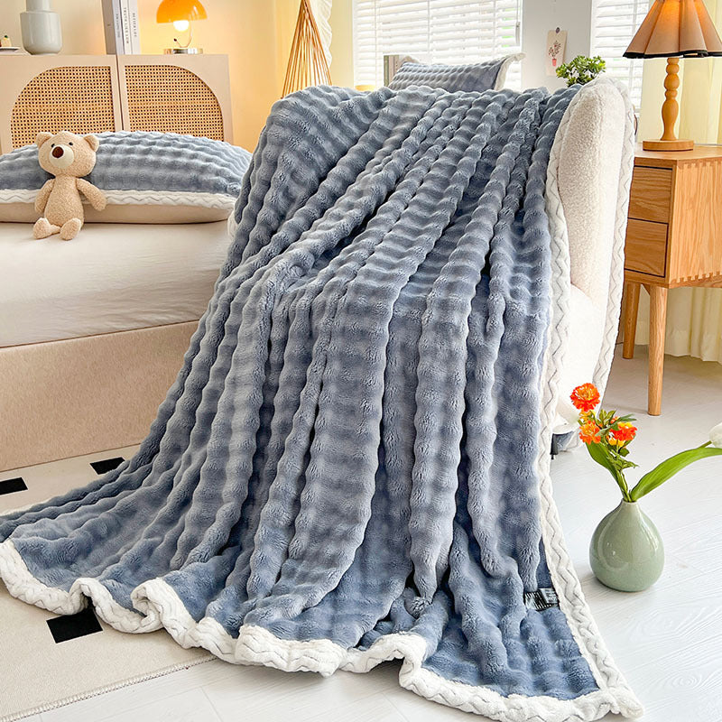 Soft Ribbed Plush Throw Blanket – product image 14