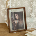 Wood and Glass Portrait Photo Frame – product image 1