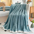 Soft Ribbed Plush Throw Blanket – product image 8