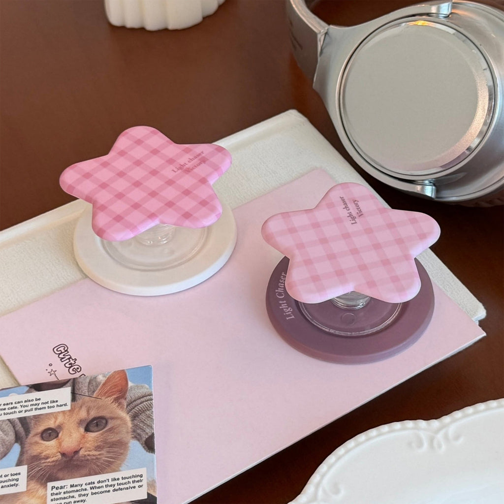 Scalloped Gingham Drink Coaster – product image 2