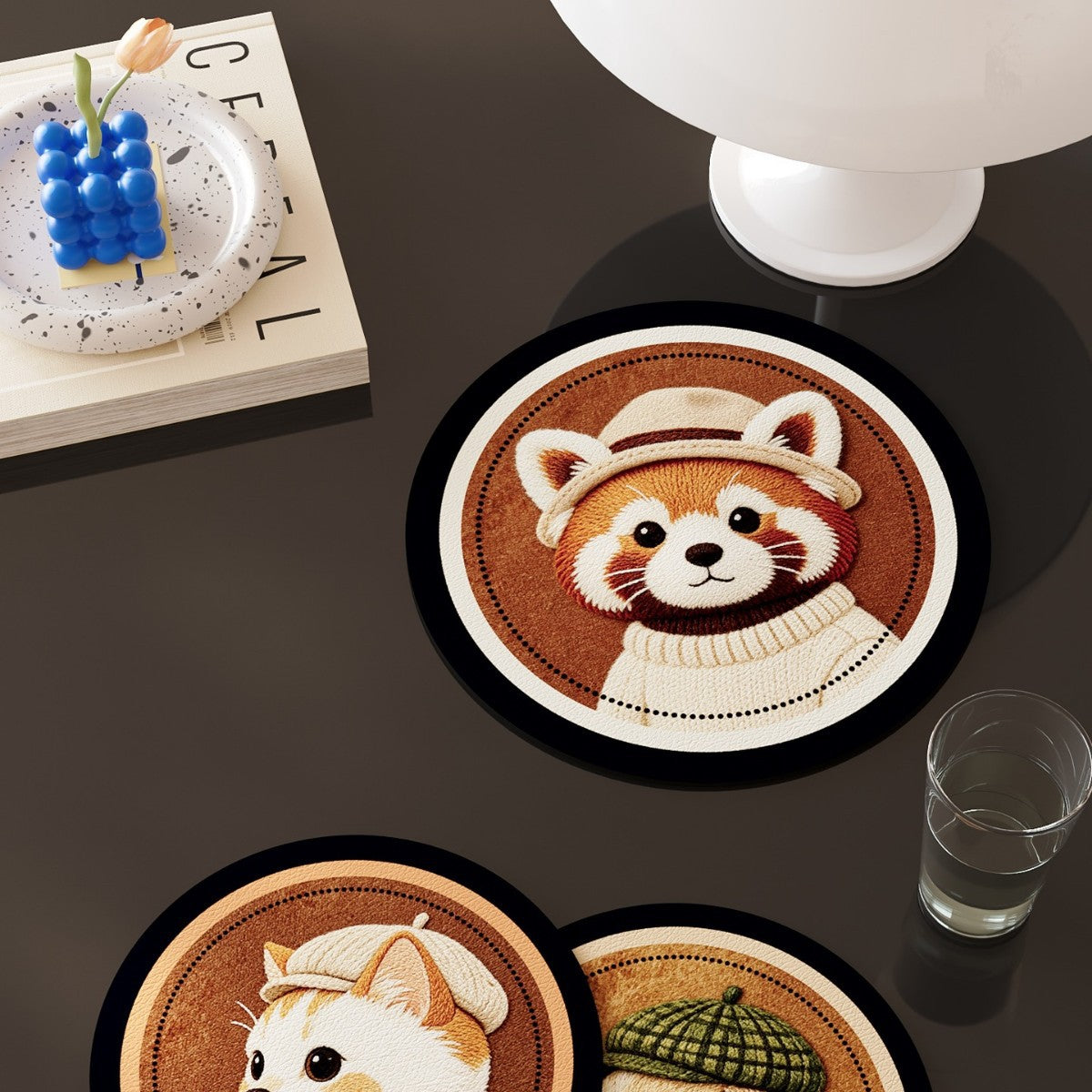 Animal Portrait Decorative Drink Mats – product image 8