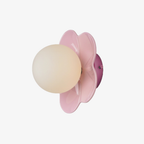 Flower Petal Wall Sconce, Danish Pastel Design - view 2