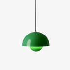 Layered Metal Dome Pendant Light, Mid-Century Style - view 2