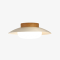 Cream Acrylic LED Flush Ceiling Light, 35 cm - view 1