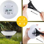 Solar Garden Path Light with Stainless Steel Housing - view 11
